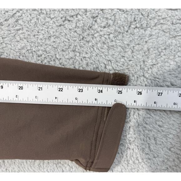 Mountain Hard Wear Women Sz Medium Brown Full Zip Jacket Mock Neck Nylon Stretch - Picture 10 of 15